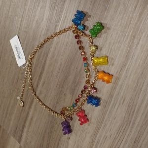 Betsey Johnson Gummie Bear Gemstone Necklace